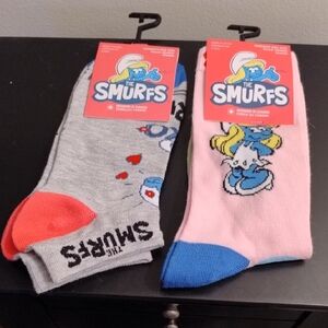 Women's Socks- Smurfs!!